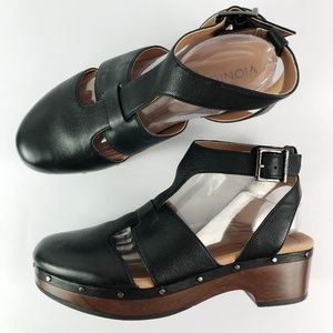 [VIONIC] Faye Clogs Comfort Shoes Leather
